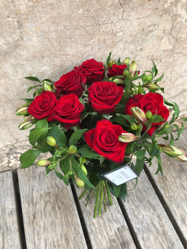 Bouquet 10 rosas rojas - Imagen 3