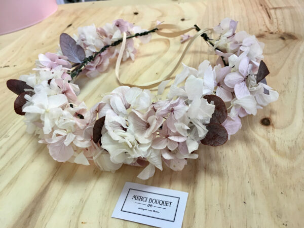 Corona Hortensia preservada